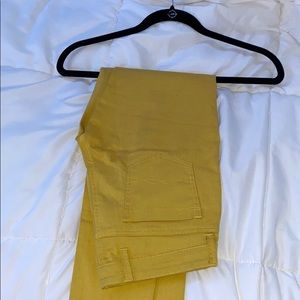 yellow jeans